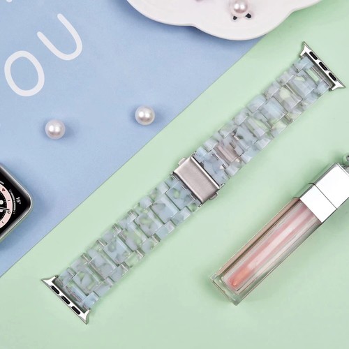 Correa de resina iWatch correa para Apple Watch Series 7 6 5 4 3 2 42/44/45m 38/40/41mm - Imagen 53 de 72