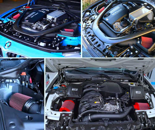 Fits BMW Cold Air Dual Cone Intake For N54 Motors - BLACKV - Picture 21 of 22