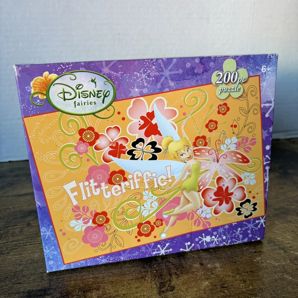 Disney Fairies Tinkerbell 200 Pcs Puzzle By MEGA Flitteriffic! NEW - Image 4 of 4