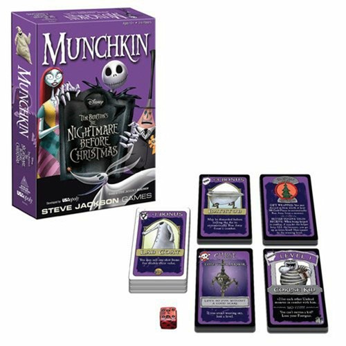 USAopoly Tim Burton's The Nightmare Before Christmas Munchkin FACTORY SEALED - Picture 2 of 4