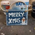 Christmas themed gift sign