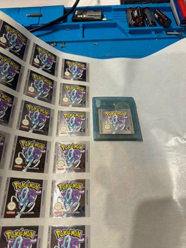 ADESIVO POKEMON ITA PER CARTUCCE NINTENDO GAME BOY - 1a GEN. + 2a GEN. ITALIANO - Imagen 2 de 15