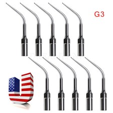 10X Dental Ultrasonic Scaling Handpiece Tips G3 Fit For Wood-pecker EMS Cavitron