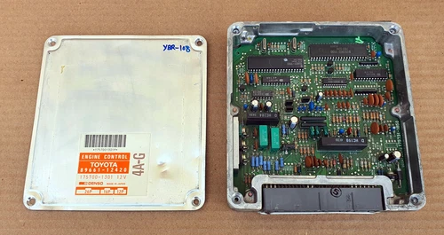 Toyota Corolla 1.6i 89661-12420 4A-G Ecu Ecm oem jdm used 8966112420 - Picture 1 of 9