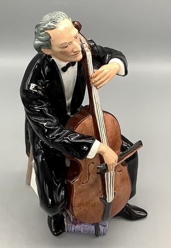 Vintage 1959-67 Royal Doulton “The Cellist” HN2226 Bone China (Rare) Figurine - Picture 2 of 12