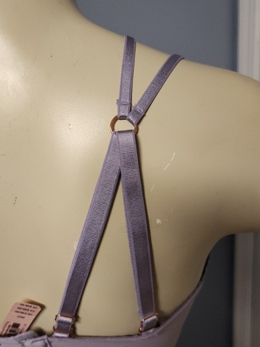 Victoria's Secret sehr sexy BH Lavendel Rüschen Crossover-Ausschnitt 34D - Bild 6 von 11