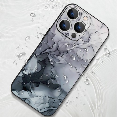 For iPhone 16 15 Pro Max 14 13 12 Mini 11 ShockProof Marble Silicone Case Cover - Picture 11 of 18