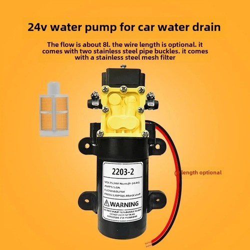 Mini Mini DC Diaphragm Pump 12V24V Electric Sprayer High Pressure Pump - Picture 24 of 37