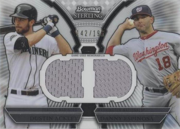 2011 Bowman Sterling - Danny Espinosa Dustin Ackley #DRB-AE - 1 of 1