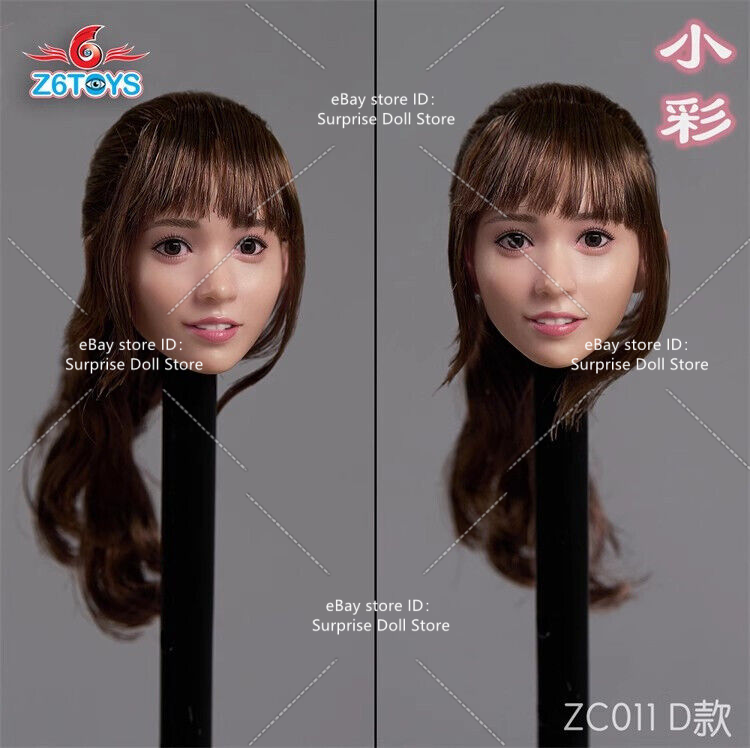 Z6TOYS 1/6 ZC011D Movable Eyes Japan Girl Head Sculpt For 12