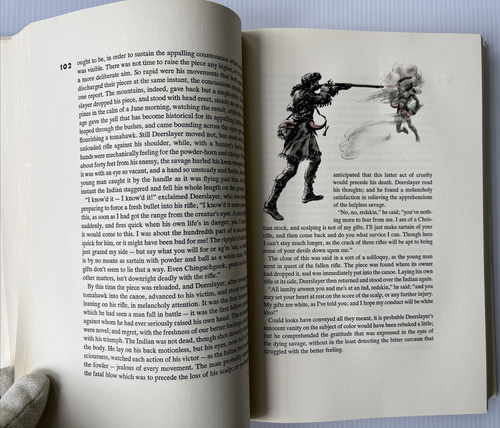 The Deerslayer - James Fenimore Cooper Heritage Press w/ Sandglass brochure 1961 - Picture 17 of 24
