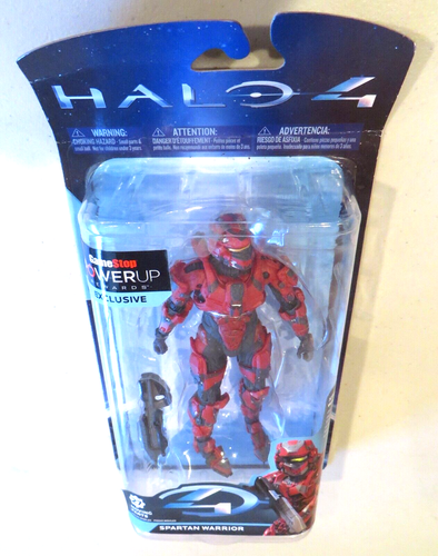 Halo 4 Series 2 Red Spartan warrior GameStop powerup McFarlane Toys - Picture 6 of 10