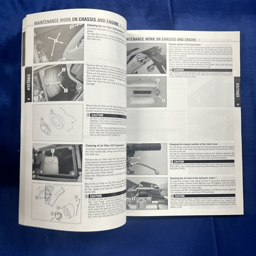KTM 640 LC4 Enduro Supermoto Owners Repair Manual 2005 - Picture 3 of 4