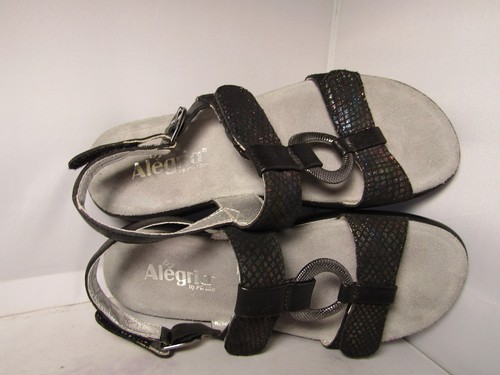 Alegria Damen 38/8 Julie Gymboree Leder T-Riemen Knöchelriemen Komfort Sandalen - Bild 10 von 12