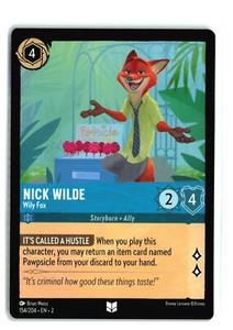 Powesicle - NICK WILDE 154/204 Lorcana Rise of the Floodborn NM