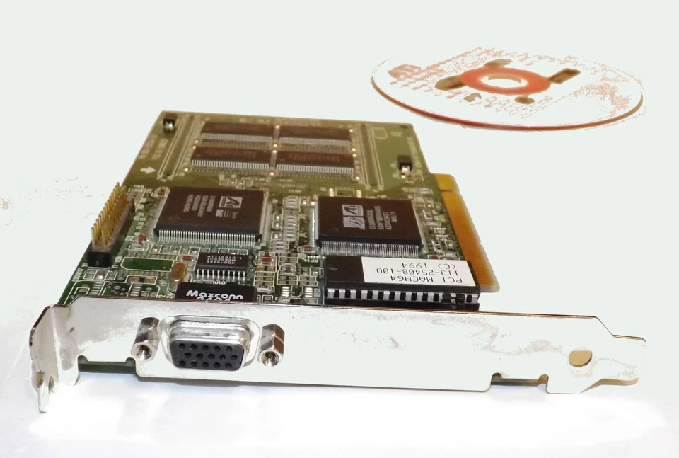 RETRO.  DOS✔️ Windows 3.1x ✔️98 PCI video card.✔️ ATI Mach64 Vintage 1994 RARE - Image 3 of 4