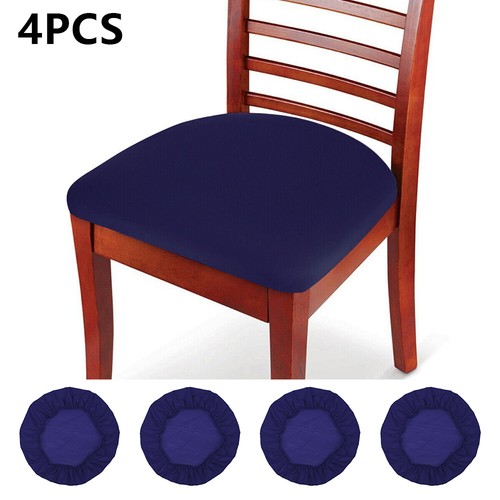 4pcs Dining Chair Covers Stretch Seat Cover Elastic Spandex Jacquard Seat Covers - Picture 22 of 53