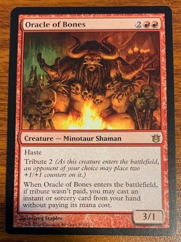 2014 MTG Wizard of the Coast Born of the Gods Oracle of Bones #103/165 Used - Picture 1 of 2