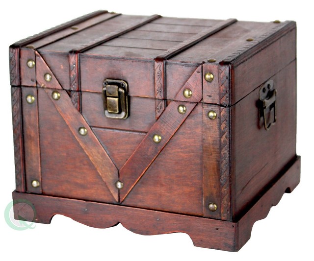 Small Wooden Treasure Box Old Style Treasure Chest For Sale Online