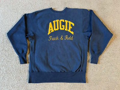 トップス 90s Champion AUGUSTANA REVERSE WEAVE VTG 90s Champion Reverse Weave Augustana Augie Track & Field