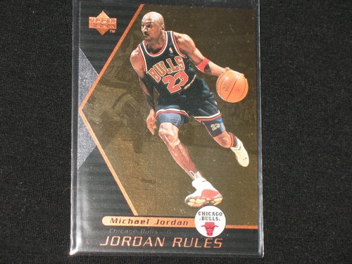 MICHAEL JORDAN  1998-99 UPPER DECK  jordan rules  INSERT card #2   CHICAGO BULLS