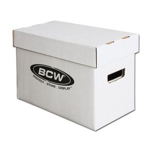 Bundle-x10-BCW-Short-Cardboard-Comic-Storage-Box-Holds-150-175-Comic-Books-Case