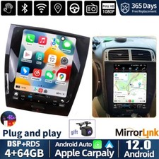 12.1" 4+64gb Android Car Carplay Radio Stereo For Jaguar Xk Xkr 2006-2013