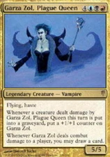 1 x Garza Zol, Plague Queen - ColdSnap - Moderate Play - MTG