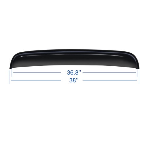 Smoke Window Guards+Sun/Moon Roof Vent Visors For 98-02 Accord 4-Door Sedan 5pc - Picture 7 of 9