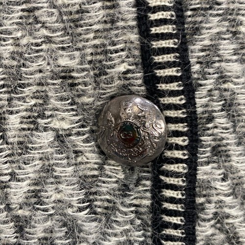 Escada Herringbone Blazer with Floral Embroidery Medium? - Picture 5 of 12