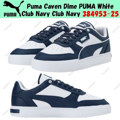 Puma Caven Dime PUMA White Club Navy Club Navy 384953-25 Men's Size