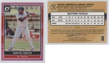 2016 Panini Donruss Optic Pink David Ortiz #126 HOF