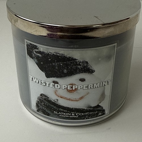 Bath & Body Works 3-Wick Scented Jar Candle Twisted Peppermint 14.5oz - Picture 6 of 7