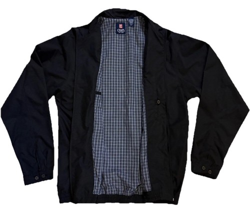 Chaps Ralph Lauren Harrington Jacket Mens Size XLT Navy Blue Full Zip Casual - Picture 3 of 4