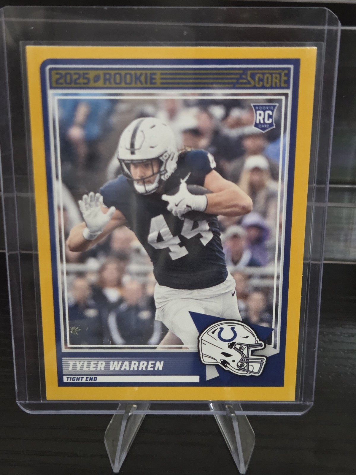 2025 Score - Rookies Tyler Warren #21 Gold (RC)