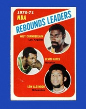 1971-72 Topps Set-Break #142 NBA Rebound Leaders VG-VGEX *GMCARDS*