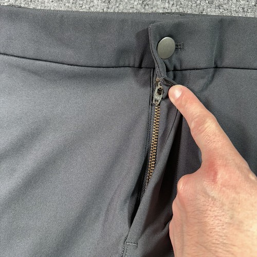 Pantalones chinos informales elásticos de rendimiento grises 34x30 Lululemon ABC Commission para hombre - Imagen 3 de 14