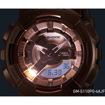 Casio GM-S110PG-4AJF Women's Digital Watch Pink Gold Japan Shock