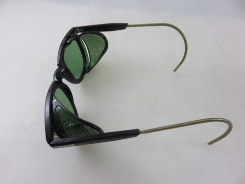 Sellstrom SMD-H Schutzbrille Hornrand grüne Gläser Seitenschild Vintage - Bild 4 von 15