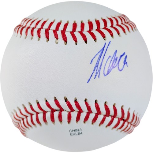 Marc Church Firmado Rawlings Béisbol Texas Rangers Foto Exacta Prueba Certificado de Autenticidad - Imagen 1 de 8