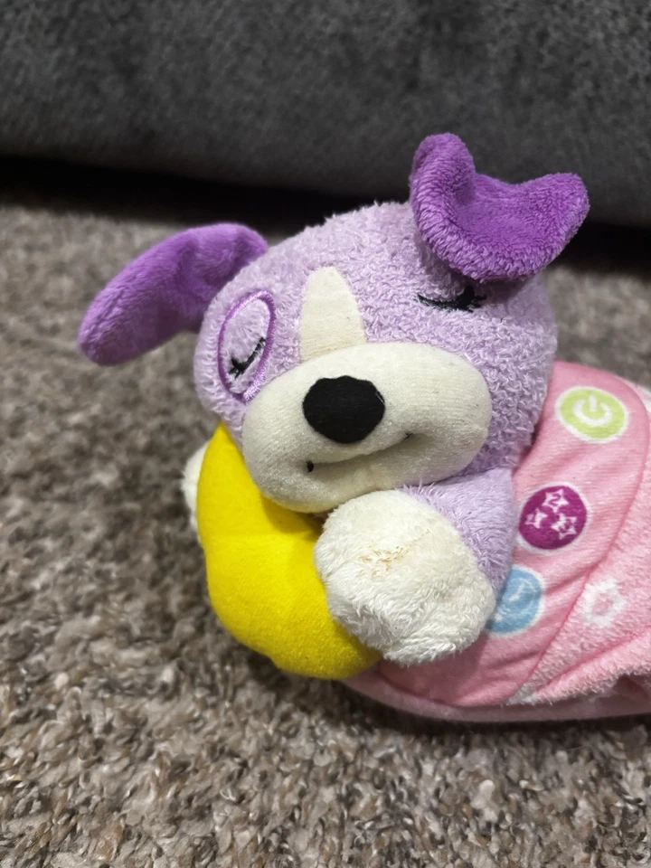 LeapFrog Twinkle Little Violet Purple Puppy Dog Light Up Music Baby LEIA - Imagem 3 de 4