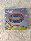 Bluey 40 Inch Kiddie Pool Round 27 Gallon 3 Equal Rings Blue And Orange New