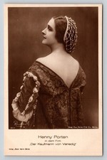 RPPC  German Actress  Henny Porten   Postcard