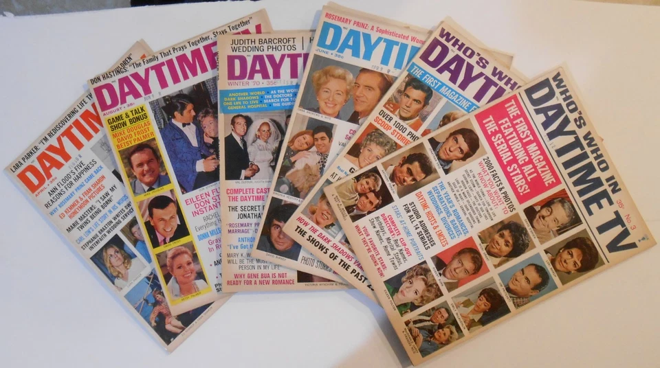 Lot of 7 Daytime TV Magazines 1970's  - Vintage Soap Opera Gossip Pulps - Image 4 of 4