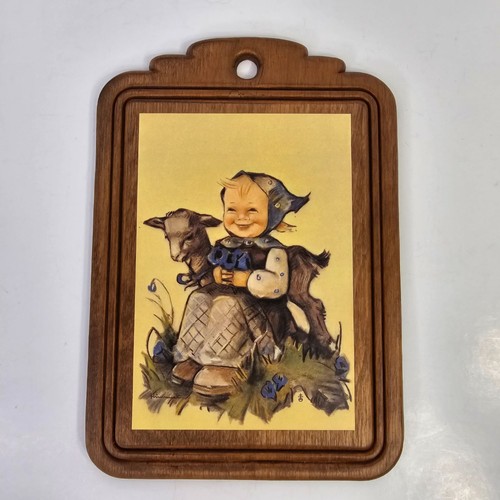 Vintage Hummel Pictures Wood Wall Plaques Decor Decoupage Country - Picture 8 of 12