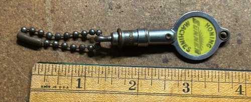 Vintage SUNNEN Honmaschinen VERSICHERN SIE DIE RICHTIGE PASSFORM Schlüsselanhänger Ring Kette WERBUNG - Bild 4 von 4