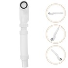  2 Stück Regenrinnen-Fallrohrverlängerungen mit Gewinde,