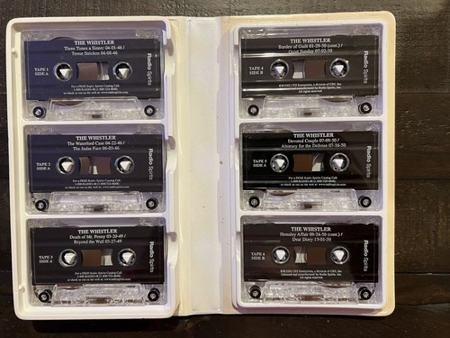 Radio Spirits The Whistler Volume 1, 2, 3 18 Cassette Tape Box Set - Picture 19 of 23