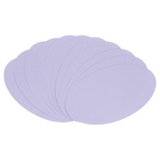 4 Inch Width 6.5 Inch Length Oval Card Stock, 30 Pcs 50lb/180gsm, Light Purple