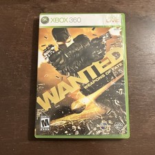 Wanted: Weapons of Fate (Microsoft Xbox 360, 2009) Complete w/ Manual 